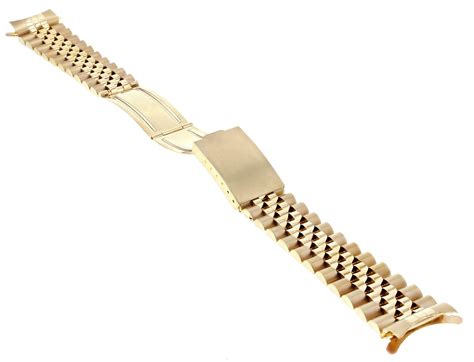 yellow gold rolex bracelets|rolex gold watch band price.